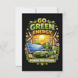 Power the Future Thank You Card