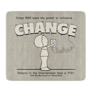 Power To Change Cutting Board