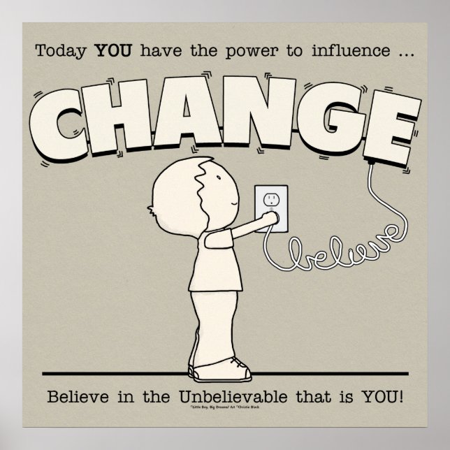 Power To Change Poster (Front)