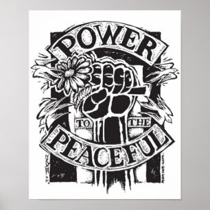 Power To The Peaceful Poster