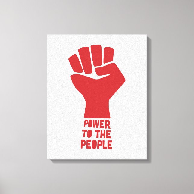 Power to the People Canvas Print (Front)
