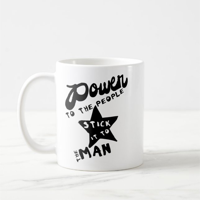 Power To The People Coffee Mug (Left)