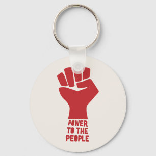 Power to the People Keychain