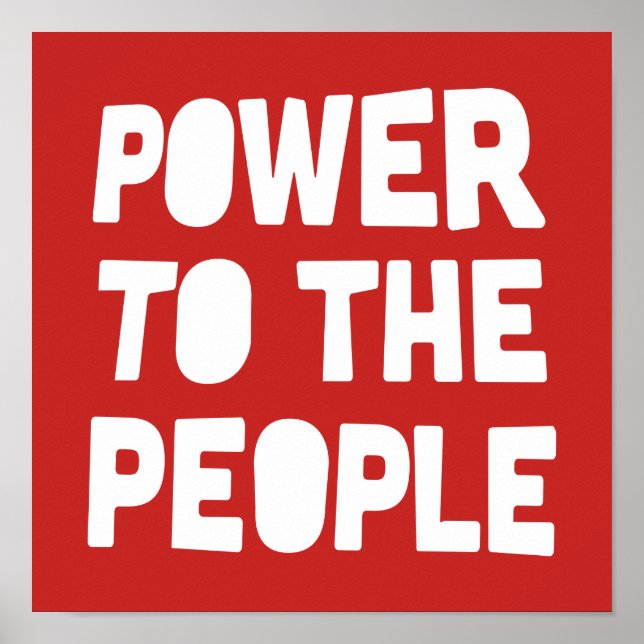 Power To The People Poster (Front)