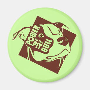 Power to the Pit Bull Magnet