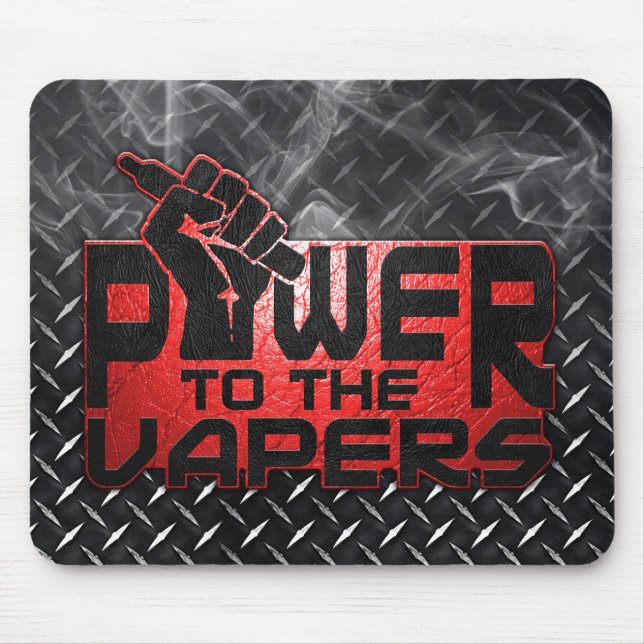 Power To The Vapers Mouse Pad (Front)