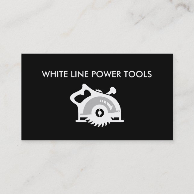 Power Tools Business Cards (Front)