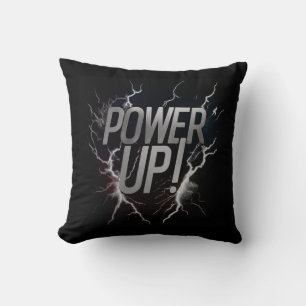 Power Up Throw Pillow