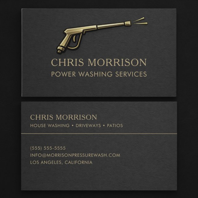 Power Washing Services Business Card (Creator Uploaded)