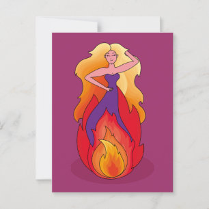Power women postcard