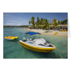 Powerboat and banana boat