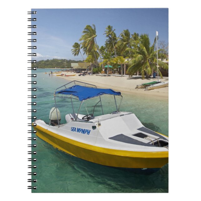 Powerboat and banana boat notebook (Front)