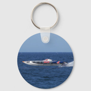 Powerboat Keychain