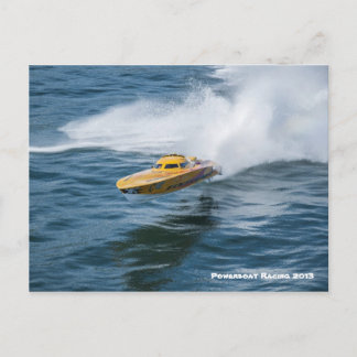 Powerboat Racing Postcard