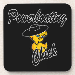 Powerboating Chick #4 Coaster