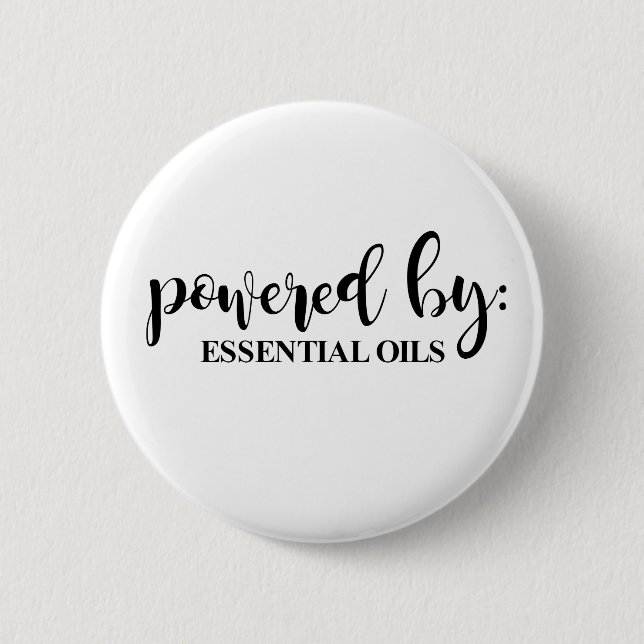 POWERED BY 2 INCH ROUND BUTTON (Front)