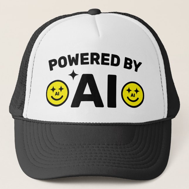 Powered by AI™ Trucker Hat (Front)