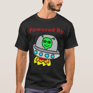 Powered By Aliens girl T-Shirt