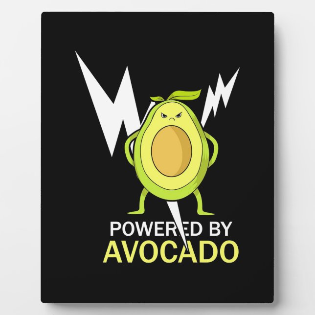 Powered By Avocado Plaque (Front)