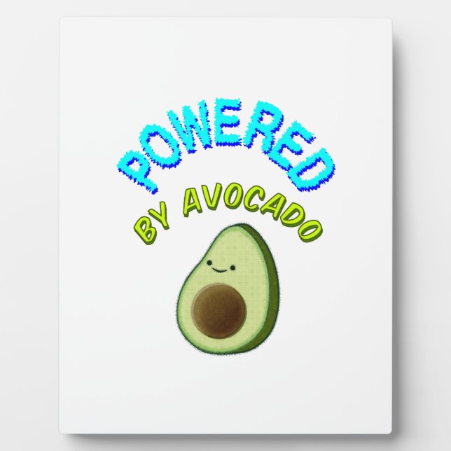 Powered By Avocado Plaque (Front)