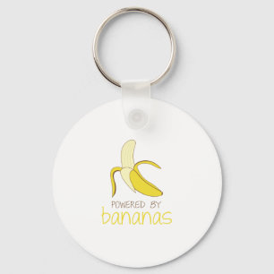 Powered By Bananas Keychain