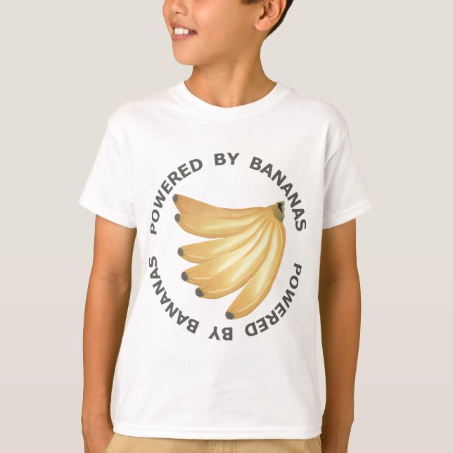 Powered By Bananas T-Shirt (Front)