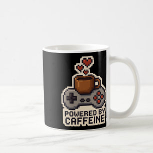 Powered By Caffeine Pixel Art Gamer Coffee Lover G Mug