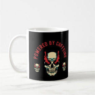 Powered by Caffeine -  Skull Energy Coffee Mug