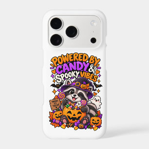 Powered by Candy & Spooky Vibes Halloween Raccoon