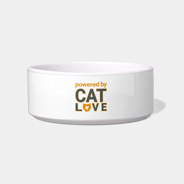 Powered by Cat Love Bowl (Front)