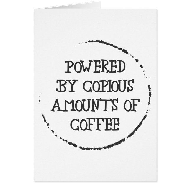 Powered By Coffee (Front)