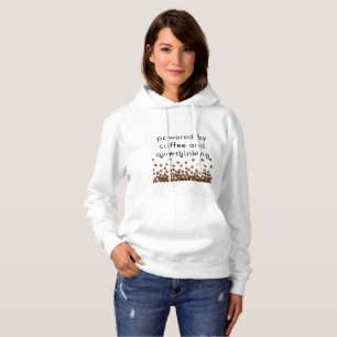 Powered by Coffee and Overthinking Hoodie