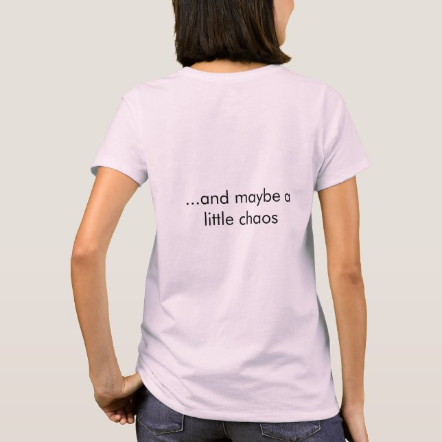 Powered by Coffee and Overthinking T-Shirt (Back)