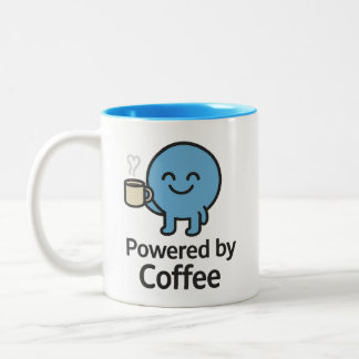 Powered by Coffee - Funny Smilo Mug