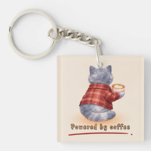 Powered by Coffee Keychain