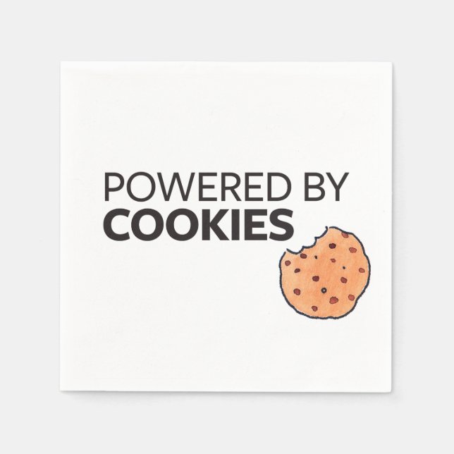 Powered by Cookies Napkin (Front)