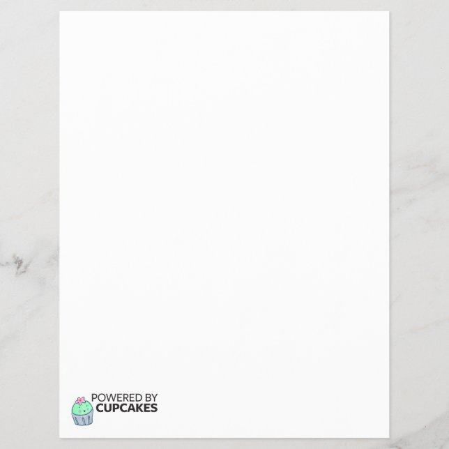 Powered by Cupcakes Flyer (Front)