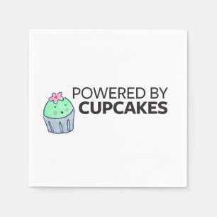 Powered by Cupcakes Napkin