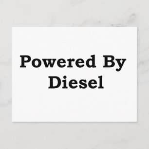 Powered By Diesel Postcard