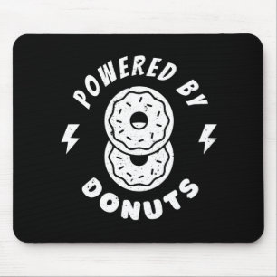 Powered By Doughnuts Mouse Pad