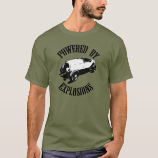"Powered by Explosions" Hot Rod T-Shirt