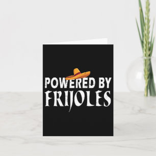 Powered By Frijoles Cinco De Mayo Mexican Kitchen Card
