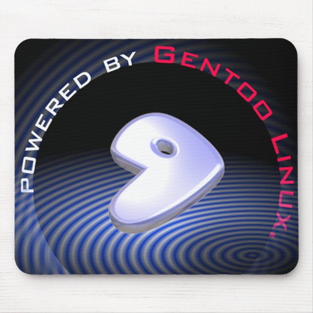 POWERED BY Gentoo Linux Mouse Pad (Front)