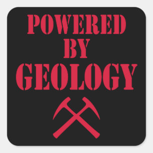 Powered By Geology Sticker