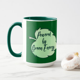 Powered by Green Energy St Patrick’s Day caneca Mug