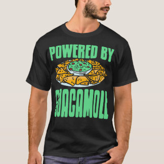 Powered By Guacamole Cool Retro Designs Present T-Shirt