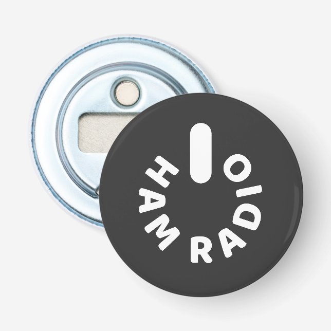 Powered by HAM Radio Bottle Opener (Front)