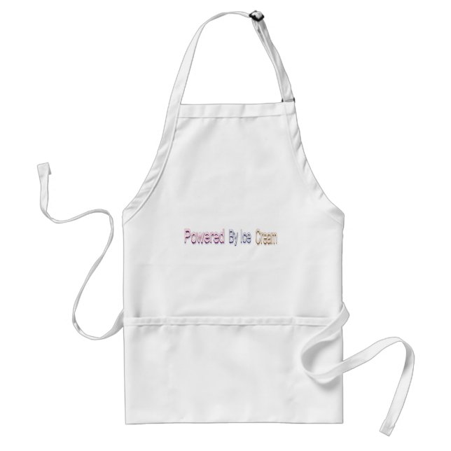 Powered By Ice Cream Standard Apron (Front)