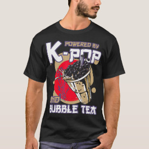 Powered by Kand Bubble Tea Boba Tea KPOP 1 T-Shirt