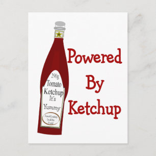 Powered By Ketchup Postcard